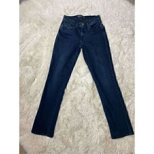 Dark Blue Women’s Levi’s Midrise Straight Jeans size 6 W28 L32